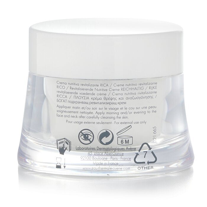 Avene Revitalizing Nourishing Rich Cream - For Very Dry Sensitive Skin 50ml