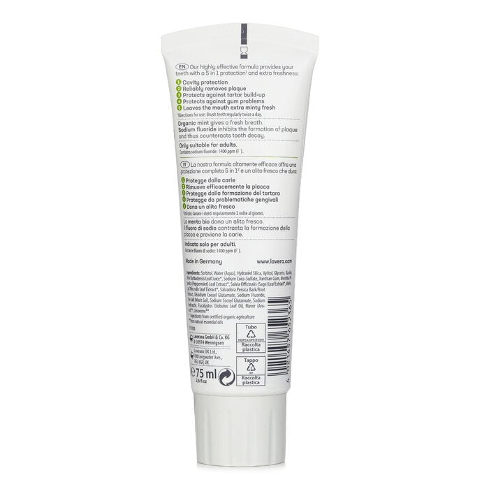 Lavera Complete Care Mint Toothpaste 75ml/2.6oz