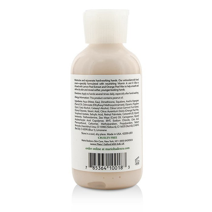 Mario Badescu Fruit And Vitamin A Hand Cream - For All Skin Types 118ml/4oz