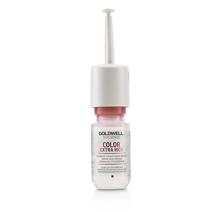 Goldwell Dual Senses Color Extra Rich Intensive Conditioning Serum (Color Lock For Coarse Hair) 12x18ml