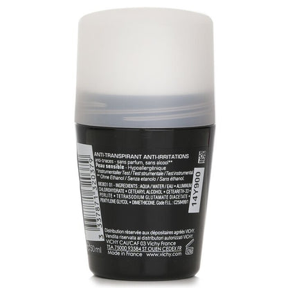Vichy Homme 48H* Anti-Irritations & Anti Perspirant Roll-On (For Sensitive Skin) 50ml