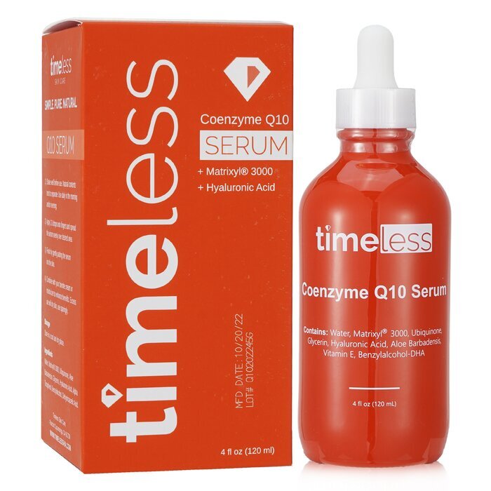 Timeless Skin Care Coenzyme Q10 Serum + Matrixyl 3000 + Hyaluronic Acid 120ml