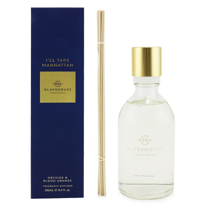 Glasshouse Diffuser - I'll Take Manhattan (Orchids & Blood Orange) 250ml