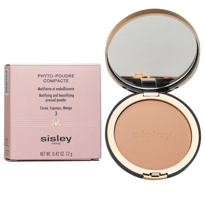 Sisley Phyto Poudre Compacte Matifying and Beautifying Pressed Powder -  3 Sandy 12g