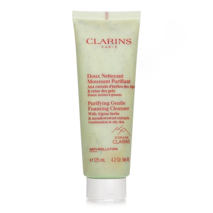 Clarins Purifying Gentle Foaming Cleanser with Alpine Herbs & Meadowsweet Extracts - Combination to Oily Skin 125ml