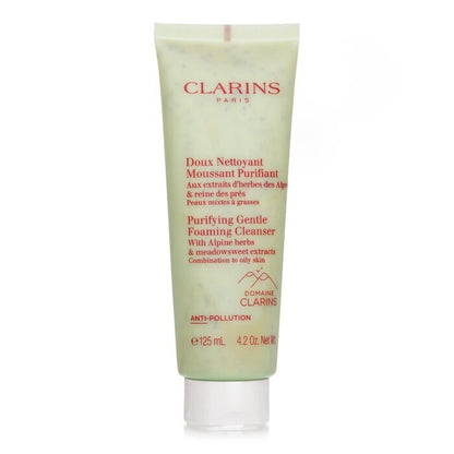 Clarins Purifying Gentle Foaming Cleanser with Alpine Herbs & Meadowsweet Extracts - Combination to Oily Skin 125ml