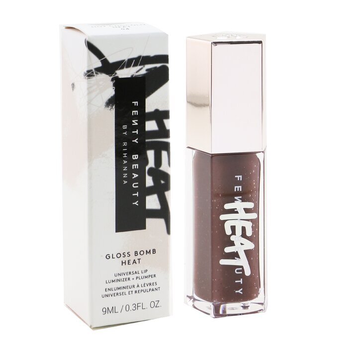 Fenty Beauty by Rihanna Gloss Bomb Heat Universal Lip Luminizer + Plumper - #04 Hot Chocolit Heat (Sheer Rich Brown) 9ml