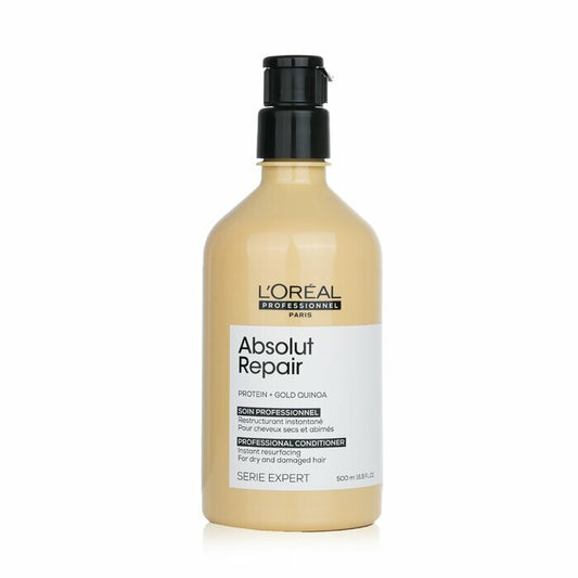 L'Oreal - Absolut Repair Protein + Gold Quinoa Instant Resurfacing Conditioner (For Dry & Damaged Hair) 500ml