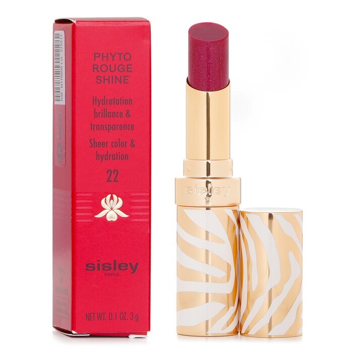 Sisley Phyto Rouge Shine Hydrating Glossy Lipstick -  22 Sheer Raspberry 3g