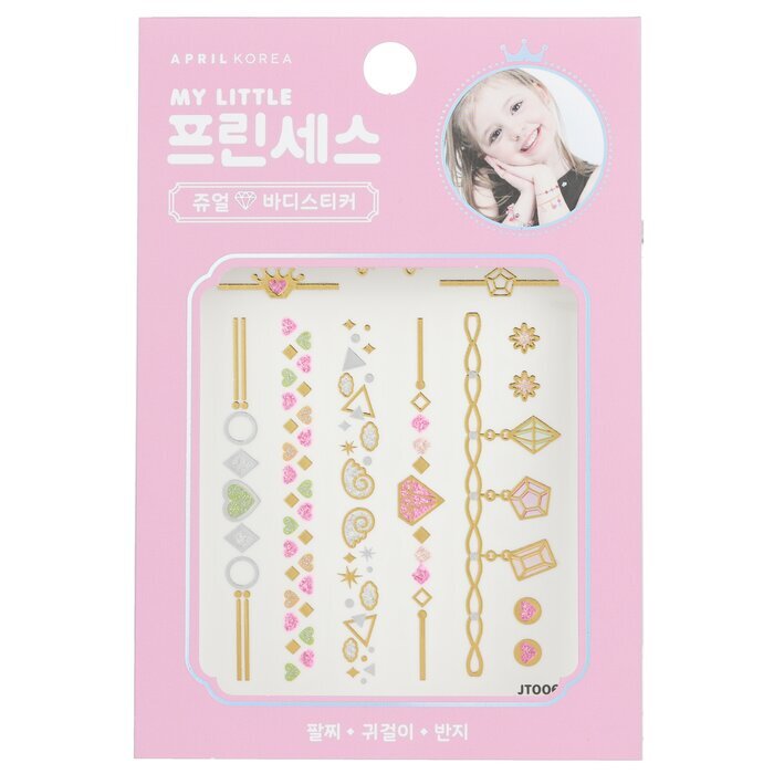April Korea Princess Jewel Body Sticker -  JT006K 1pc
