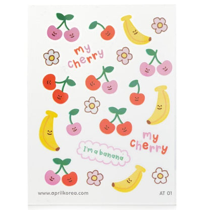 April Korea April Body Sticker -  AT 01 1pc