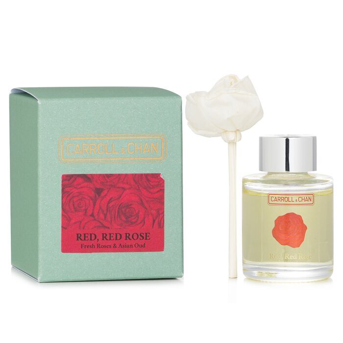 Carroll & Chan Mini Diffuser -  Red, Red Rose (Fresh Roses & Asian Oud) 20ml