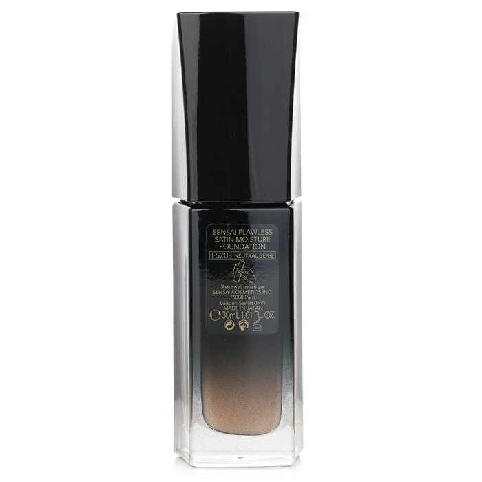 Kanebo Sensai Flawless Satin Moisture Foundation SPF 25 -  FS203 Neutral Beige 30ml