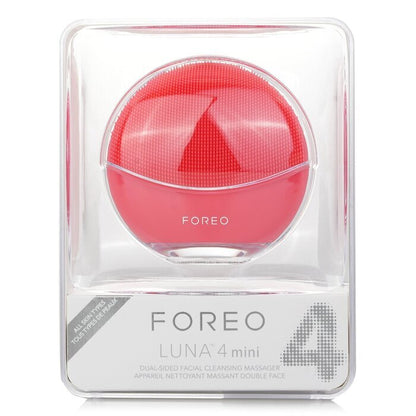 FOREO Luna 4 Mini Dual-Sided Facial Cleansing Massager -  Coral 1pcs