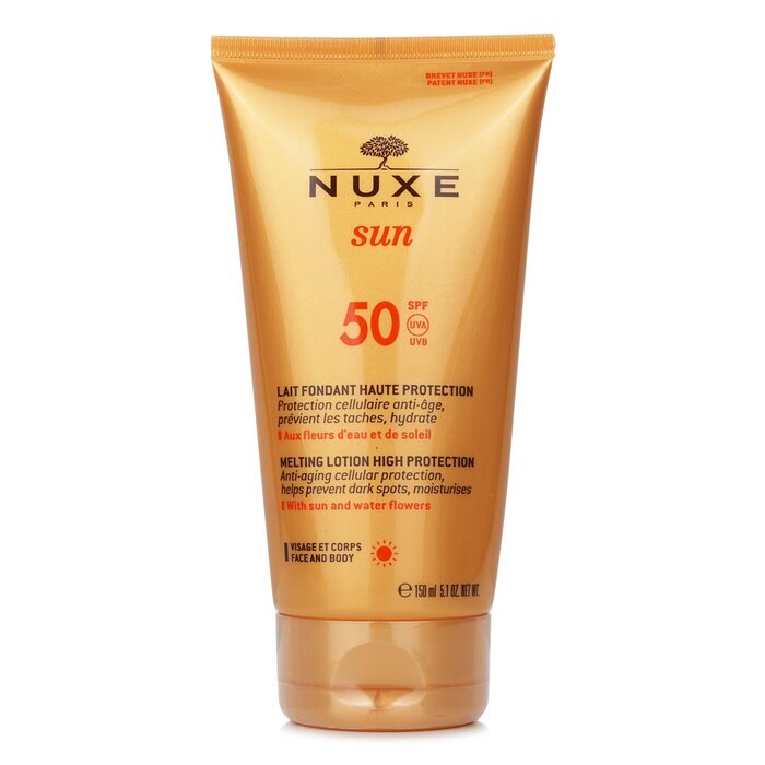Nuxe Sun Melting Lotion High Protection SPF50 (For Face & Body) 150ml