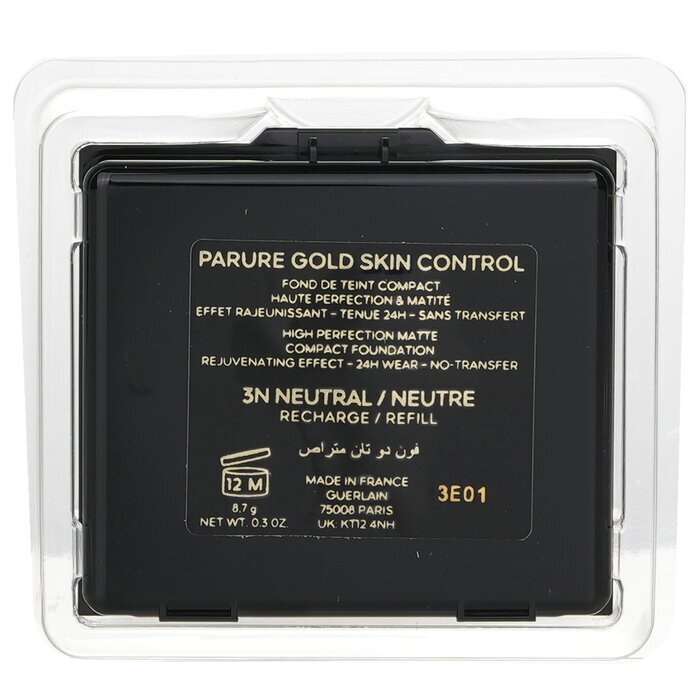 Guerlain Parure Gold Skin Control High Perfection Matte Compact Foundation Refill -  3N 8.7g