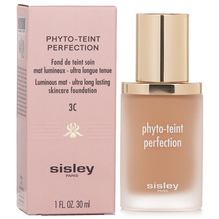 Sisley Phyto Teint Perfection Luminous Mat-Ultra Long Lasting Skincare Foundation -  3C Natural 30ml