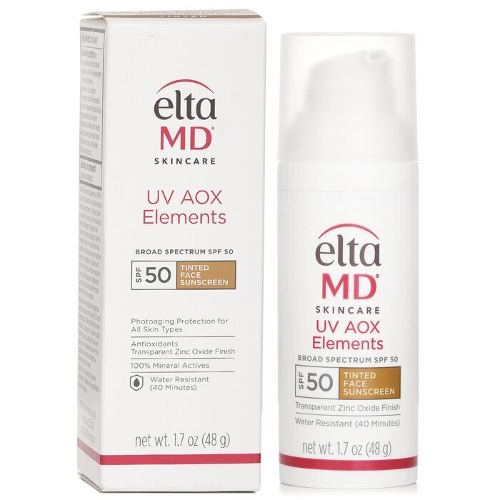EltaMD UV AOX Elements Tinted Mineral Face Sunscreen SPF 50 (Exp. Date 30 Apr 2026) 48g