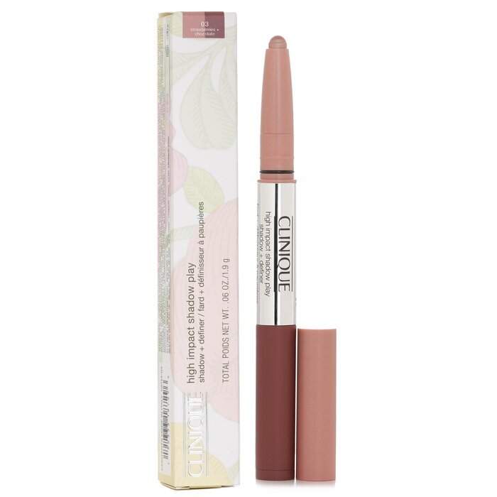 Clinique High Impact Shadow Play™ Shadow + Definer -  Strawberries + Chocolate 1.9g