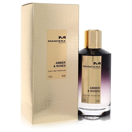 Mancera Amber & Roses Eau De Parfum Spray (Unisex) 120ml/4oz