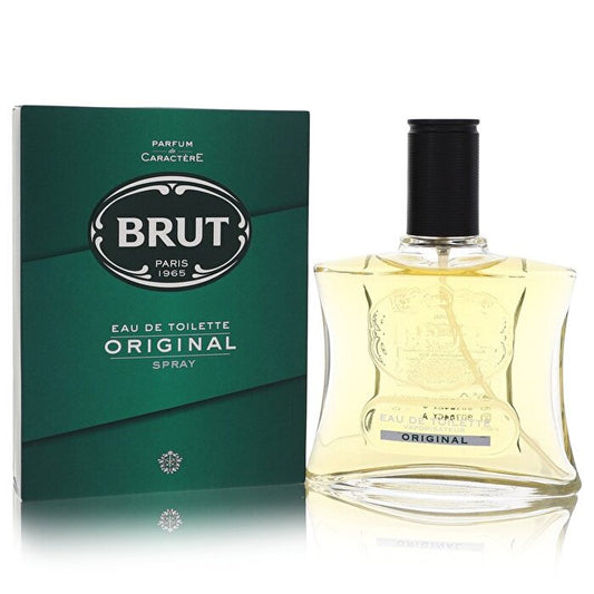 Faberge Brut Eau De Toilette Spray (Original Glass Bottle) 100ml/3.4oz