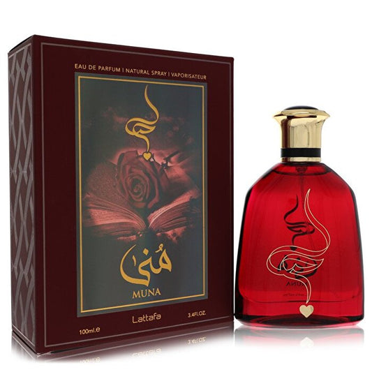 Lattafa Muna Eau De Parfum Spray (Unisex) 100ml/3.4oz